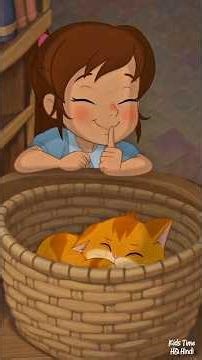 Meow Meow Billi Karti Preschool Cartoon, म्याऊं म्याऊं बिल्ली करती #catrhymes #catvideos #catshorts