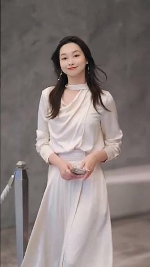 Beautiful silk smooth satin slip dress