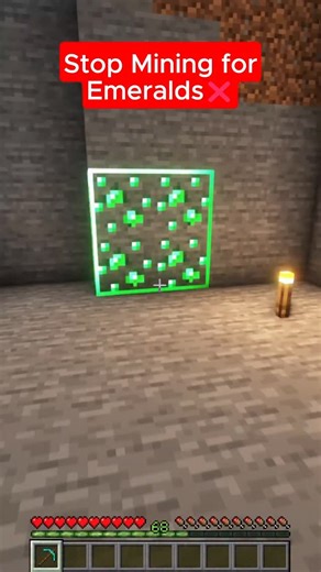 Minecraft Infinite Emeralds Trick😱 #minecraft | Helli Frosti