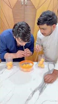 Straw Ball Transfer Challenge 🏓💨 | Who Collects More Wins! 🔥 #shorts