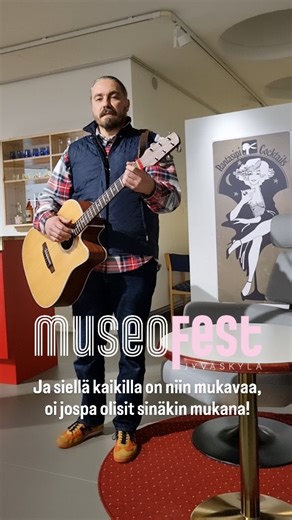 🎶 MuseoFest lähenee! Jos mietit, mitä silloin teet, niin hyvin käy, jos Aalto2:een astelet! 😉 👉 MuseoFestin ohjelmassa pe 14.11. klo 19.30 iKoivisto ja Sipi sipittää -lauluja, tervetuloa kuuntelemaan! 🎸 Laulaja-lauluntekijä IKoivisto esittää Rantasipi-hotelliketjun henkilöstölehdistä löydettyjä henkilökunnan uudelleen sanoittamia 1970-luvun hittilauluja. Valtaosa uudelleen sanoituksista on Rantasipi Joutsenlammen työntekijän Pentti Kiven kynästä. Konsertin aikana kuullaan myös muutamia iKoiv