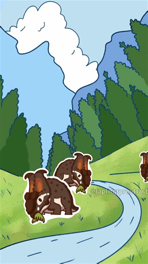 Dinosaurs Doing Dinosaur Things