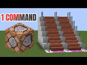 How To Make A Working Escalator In Minecraft (Java, Bedrock, PE)
