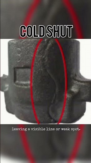 Cold Shut in Metal Casting Explained – Causes, Effects & Fix #education #metalcasting #ironcastings