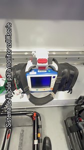 Sistema de fijación para monitor zoll X serie #zoll #omegacapacitaciones | Omega Capacitaciones