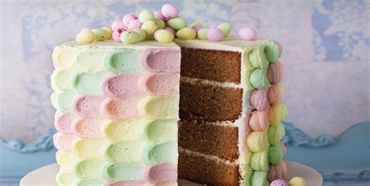 This Easter rainbow cake recipe will instantly put a smile on your face 🌈