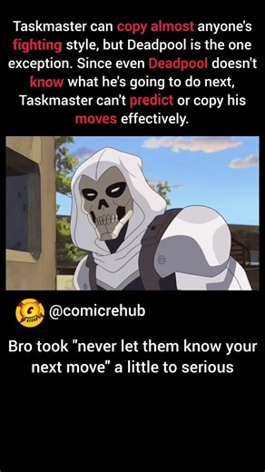 Even task master can't predict Deadpool move ? #shorts