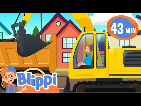I'm An Excavator - See You Later! | BLIPPI | Educational Songs For Kids