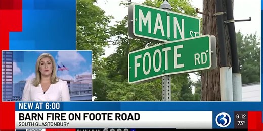 South Glastonbury fire department extinguished barn fire