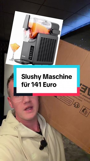 Slushy Maschine für 141 Euro: Auspacken und Testen