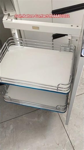 Modular Kitchen | Visibility Corner Unit | Manual Work Finish | #kitcheninterior #cornerunit