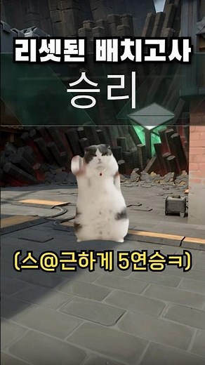 현재 배치고사 상황💀 #발로란트