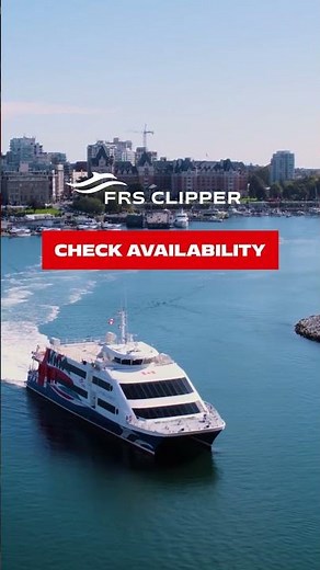 Seattle to Victoria, BC | FRS Clipper Fast Ferry
