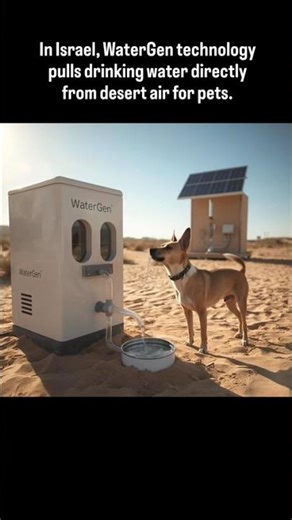 This Machine Creates Water From Thin Air 💧#israel