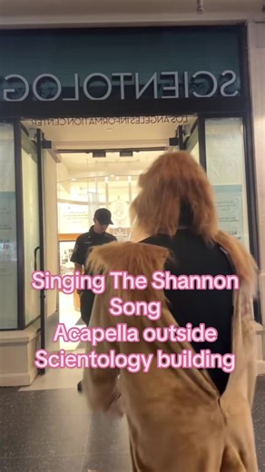 Singing The Shannon Song outside Scientology Building #trending #scientology #viral #hollywood #rosequartzstevenuniverse
