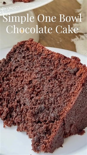 Simple One Bowl Chocolate Cake | The Grace Table