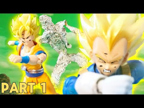Goku and Vegeta vs 1000 Metal Coolers (DBZ Stop Motion Recreation) Part 1