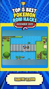 Top 5 Best Pokémon ROM Hacks this December 2025! 😎💥🔥 #shorts #pokemon #romhacks #gba #nds
