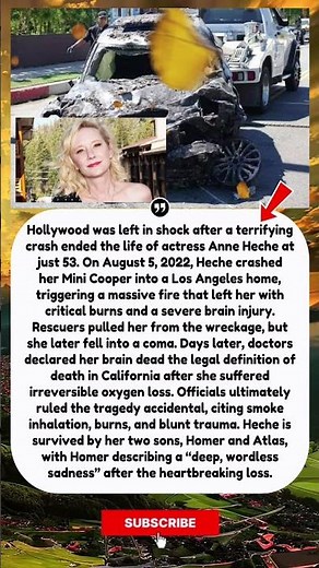 Anne Heche’s Tragic Final Days: What Really Happened After the Crash?