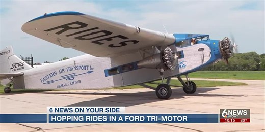 Nebraskans hitch rides in historic Ford Tri-Motor aircraft