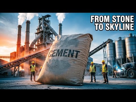 Inside a Mega Cement Factory — How Skyscrapers Are Born