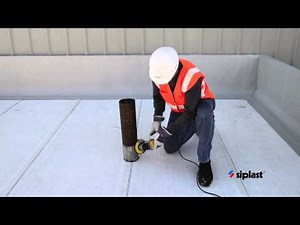 Siplast Parapro Roof Membrane Application Series: Step 1. Prepare penetrations.