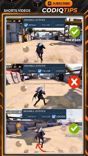 Best Movable Joystick Settings in COD Mobile!#codm