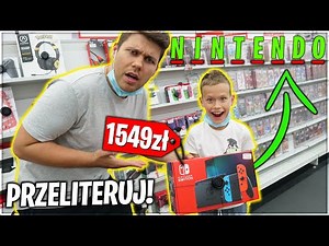 KUPUJE 8 LETNIEMU BRATU WSZYSTKO, CO PRZELITERUJE!