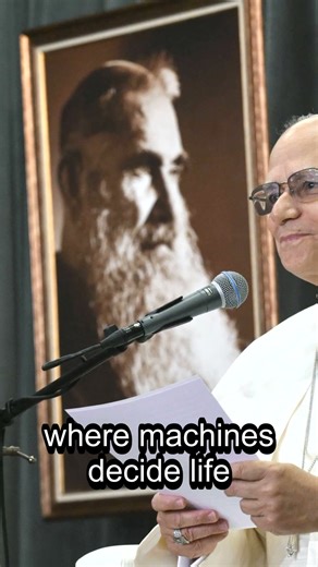 Pope's Warning: Robot Wars? | Pope's Surprise Gift 🎁🔔 #Shorts