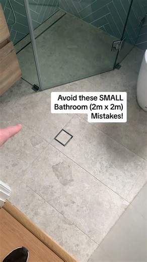 Small bathroom? Big potential! ✨ Getting the most out of every inch...