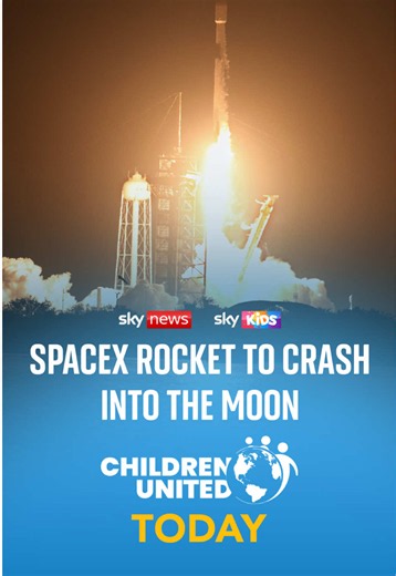 Tomorrow, a rocket is going to accidentally crash into the Moon. Billionaire Elon Musk’s company, SpaceX, launched two lunar landers more than a year ago using a Falcon 9 rocket. The rocket has been drifting through space and is now set to smash into the Moon at around 5,400 miles per hour, leaving a crater about 90 feet wide. Scientists say there’s no need to worry about this crash, but it does shine a light on the growing problem of space junk, which can crash into satellites or even the astro