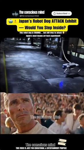 Japan’s Robot Dog Tries To ATTACK Visitors 😱🤖 | The Conscious Mind