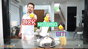 28K views · 883 reactions | LICK, BITE OR NOTHING CHALLENGE w/ Dad! | Kaycee & Rachel | Kaycee & rachel | Facebook