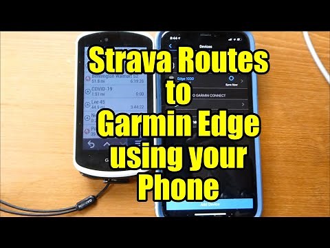 How to Download Strava Routes to your Garmin Edge using the Connect IQ App and your Phone