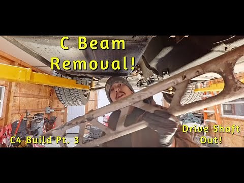 C4 Corvette: Removing the C-Beam and Driveshaft