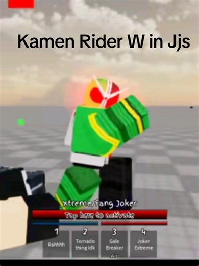 Kamen rider w moveset remake thanks to @moon_ for some help #kamenrider #fyp #jujutsushenanigans #jjs