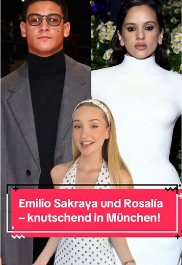 Emilio Sakraya und Rosalía – knutschend in München!