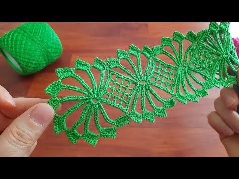 Elegant Floral Crochet Lace 🌸 | Easy Step-by-Step Tutorial for Beginners 2025