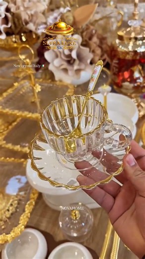 Royal Turkish Tea Set | Elegant turkish Design | Sufra Home Koleksiyonu#اكسبلور #sufraluxesk