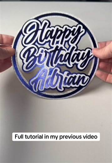 Check out my previous video for this quick tutorial in Cricut Design Space! Learn how to use these features: WELD • OFFSET • ALIGN • ARRANGE while you make this exact cake topper or centerpiece. Hit follow for more beginner, friendly tutorials! Font style: Billion Dreams from Dafont.