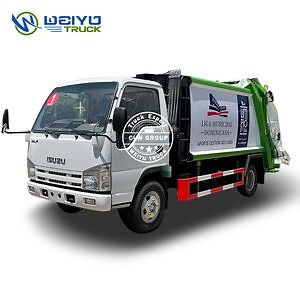 [Hot Item] Japan 100p 4X2 Small 5m3 6cbm Sanitation Municipal Solid Waste Treatment Disposal Garbage Compactor Truck