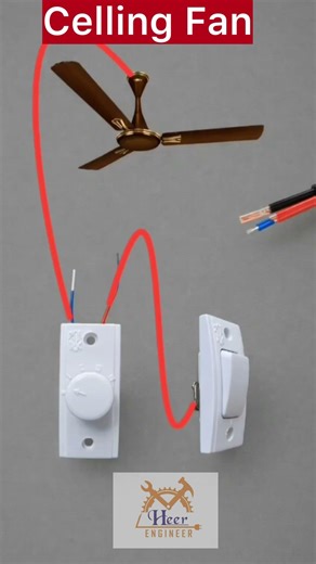 Celling Fan Regulator Connection #trending #viral #shorts #electrician #electrical