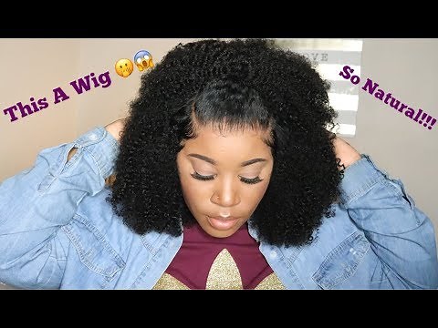 This Looks So Natural 😱 | Affordable Afro Kinky Curly Lace Front Wig | Myquality Hair