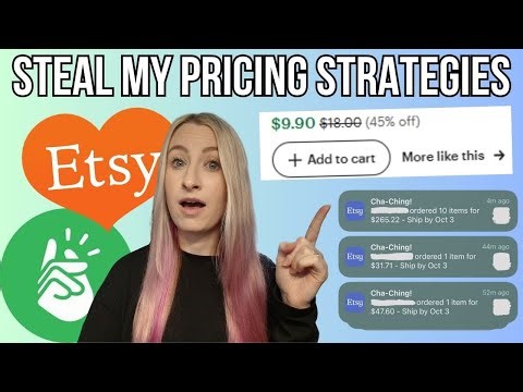 Pricing strategies to increase sales on Etsy!