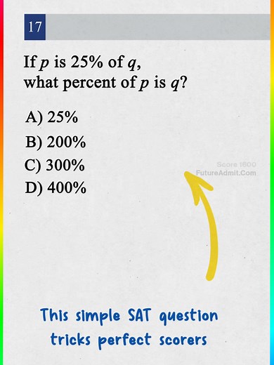 Mastering Easy SAT Percentage Questions
