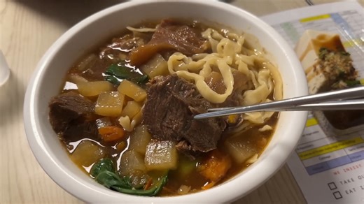 Eating iconic Taipei beef noodles Taiwan food tour