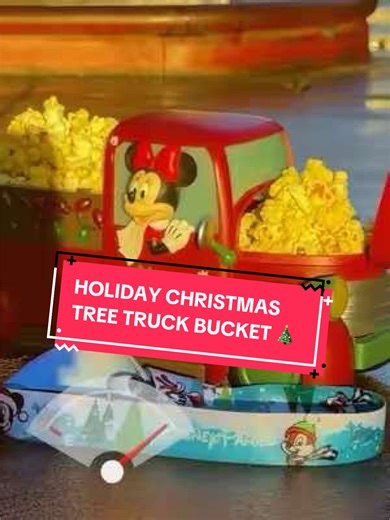 Hiya pals 👋 A new Holiday Christmas Tree Truck Bucket is coming to @Disneyland and @WaltDisneyWorld🎄🚚 #DisneyHolidays