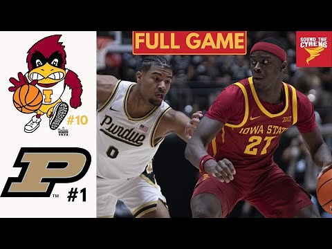 #10 Iowa State VS #1 Purdue Boilmakers Full Game (12-6-25)
