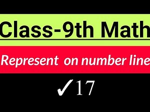 Repersent root 17 on number line | show √17 on number line | locate root 17 on number line