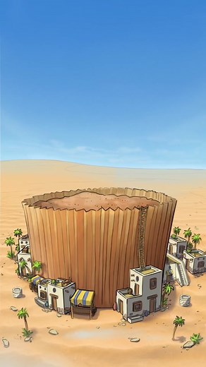 Bringing Water to Cupcake Oasis - Animated Beach Drawing